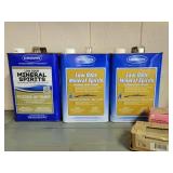 SHELVING CONTENTS ONLY: MINERAL SPIRITS, FASTENERS