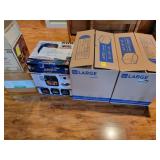 COLLECTION OF CANNING JARS AND FREEZER TUBS