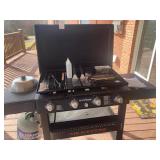 BLACKSTONE FLAT TOP GAS GRILL AND ACCESSORIES