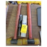 DRILL BIT AND 2 MALLETS