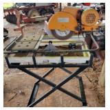 CHICAGO ELECTRIC WET TILE SAW ON STAND