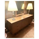 BROYHILL SCULPTRA DRESSER, NIGHTSTAND, MIRROR