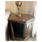 PAIR OCTAGONAL SHAPE END TABLE