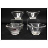 (4 "VERA WANG" ILLUSION VOTIVE CANDLEHOLDERS (4 "VERA WANG" ILLUSION VOTIVE CANDLEHOLDERS