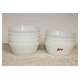 (9) FIRE KING 4 3/4" BOWLS (9) FIRE KING 4 3/4" BOWLS