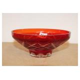 BADASH RUBY TO CLEAR 6 1/2" BOWL BADASH RUBY TO CLEAR 6 1/2" BOWL