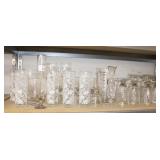 VARIOUS STEMWARE, VASES AND GLASSWARE VARIOUS STEMWARE, VASES AND GLASSWARE
