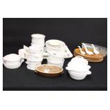 VARIOUS BOWLS AND PLATES VARIOUS BOWLS AND PLATES