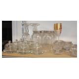 STEMWARE, TUMBLERS, INDIVIDUAL BUTTER DISHES STEMWARE, TUMBLERS, INDIVIDUAL BUTTER DISHES