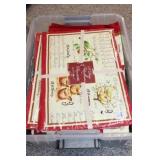 TOTE WITH PLACEMATS, TABLE CLOTHS, NAPKINS TOTE WITH PLACEMATS, TABLE CLOTHS, NAPKINS