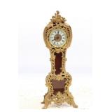 MAHOGANY MINIATURE LONGCASE CLOCK MAHOGANY MINIATURE LONGCASE CLOCK