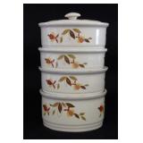 JEWEL TEA 4 PC STACKING CASSEROLE SET JEWEL TEA 4 PC STACKING CASSEROLE SET