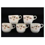 (5) JEWEL TEA "ST DENIS" COFFEE CUPS (5) JEWEL TEA "ST DENIS" COFFEE CUPS