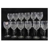 SET OF (12) GORHAM CRYSTAL WINE GOBLETS SET OF (12) GORHAM CRYSTAL WINE GOBLETS