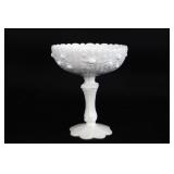 FENTON "CABBAGE ROSE" COMPOTE FENTON "CABBAGE ROSE" COMPOTE