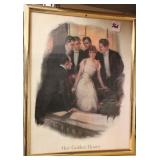 HER GOLDEN HOURS FRAMED PRINT HER GOLDEN HOURS FRAMED PRINT