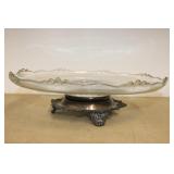 SILVER PLATE BASE CAKE STAND SILVER PLATE BASE CAKE STAND