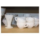 (20) PCS MILK GLASS (20) PCS MILK GLASS