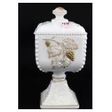 WESTMORELAND "BEADED GRAPE" CANDY DISH WESTMORELAND "BEADED GRAPE" CANDY DISH