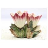 MCCOY POTTERY DOUBLE TULIP PLANTER MCCOY POTTERY DOUBLE TULIP PLANTER