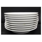 (9) THE CELLAR FLAT SOUP BOWLS (9) THE CELLAR FLAT SOUP BOWLS