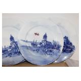 (4) ROSENTHAL VERSAILLES DELFT GERMAN PLATES (4) ROSENTHAL VERSAILLES DELFT GERMAN PLATES