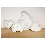 (5) APILCO FRANCE CHEESE MOLD STRAINERS (5) APILCO FRANCE CHEESE MOLD STRAINERS