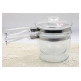 PYREX FLAMWARE 1 1/2 QUART DOUBLE BOILER PYREX FLAMWARE 1 1/2 QUART DOUBLE BOILER