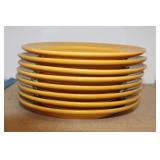 (8) EMILE HENRY FRANCE 8 1/2" SALAD PLATES (8) EMILE HENRY FRANCE 8 1/2" SALAD PLATES
