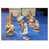 DANBURY MINT HUMMEL CALENDAR FIGURINES DANBURY MINT HUMMEL CALENDAR FIGURINES
