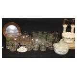 LENOX "HOLIDAY" DISHES, CANDLEHOLDERS LENOX "HOLIDAY" DISHES, CANDLEHOLDERS