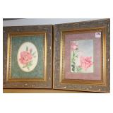 (2) FRAMED FLORAL STILL LIFE WATERCOLORS (2) FRAMED FLORAL STILL LIFE WATERCOLORS