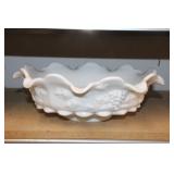 (3) 12" WESTMORELAND "PANELED GRAPE" BOWLS (3) 12" WESTMORELAND "PANELED GRAPE" BOWLS