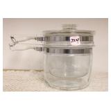 PYREX FLAMEWARE 1 1/2" QUART DOUBLE BOILER PYREX FLAMEWARE 1 1/2" QUART DOUBLE BOILER