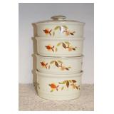 JEWEL TEA 4 PC STACKING CASSEROLE SET JEWEL TEA 4 PC STACKING CASSEROLE SET