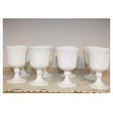 (8) COLONY/INDIANA GLASS WINE GOBLETS (8) COLONY/INDIANA GLASS WINE GOBLETS