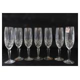 (7) GORHAM CRYSTAL CHAMPAGNE FLUTES (7) GORHAM CRYSTAL CHAMPAGNE FLUTES