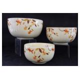 NEST OF (3) JEWEL TEA BOWLS NEST OF (3) JEWEL TEA BOWLS