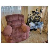 CONTENTS OF LIVING ROOM: RECLINER, HANDICAP