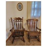 CONTENTS OF 2ND BEDROOM: 2 ROCKING CHAIRS,