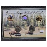 AMERICAN BISON NICKEL COLLECTION - CONTAINS FIVE