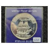 1970 MAYFLOWER COMMEMORATIVE STERLING SILVER PROOF