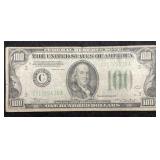 SERIES 1934-A $100 FEDERAL RESERVE NOTE -