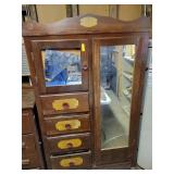 DEPRESSION ERA CHIFFROBE - MIRRORS ARE BROKEN -