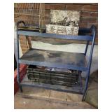 SHELF WITH ASSORTED PARTS AND TOOLS