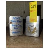 2 CIGARETTE LIGHTERS - ONE IS A ZIPPO