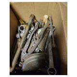 HAND TOOLS: WRENCHES, PLUMB BOB, ETC.