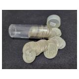 ROLL OF (40) SILVER WASHINGTON QUARTERS