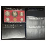 (5) 1979 MINT PROOF SETS