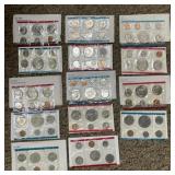 (7) UNC COIN SETS: 1972-1975, 1977-1979